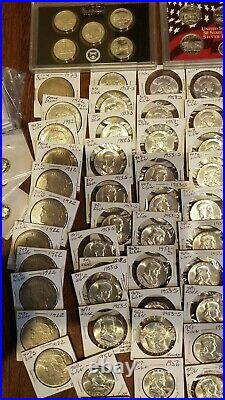 Silver US and World Coins Grab bag Lot 90% AG High grade PF70 MS69 14 COINS
