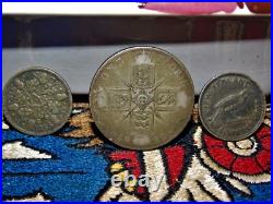 Silver World Coins Japan, France, Switzerland, Philippines, Great Britan, Canada