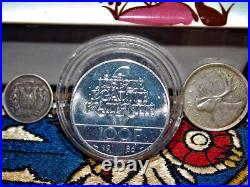 Silver World Coins Japan, France, Switzerland, Philippines, Great Britan, Canada