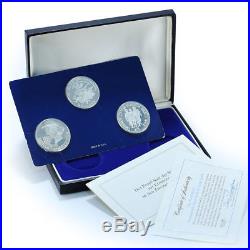 Solomon, Pilipinas, Guinea set of 3 coins World War II 1982