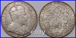 Straits Settlements 1907 One Dollar Edward VII KM#26 World Silver Coin