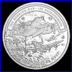 THE BOMBING WAR SECOND WORLD WAR BATTLEFRONT SERIES 2017 Fine 1 oz Silver Coin