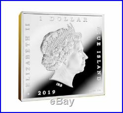 THE MILKMAID TREASURES OF WORLD PAINTING 2019 1 oz $1 Pure Silver Coin NIUE