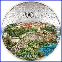 THE ROCK OF MONACO The Architectures Of The World 2 Oz Silver Coin