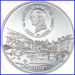 THE ROCK OF MONACO The Architectures Of The World 2 Oz Silver Coin