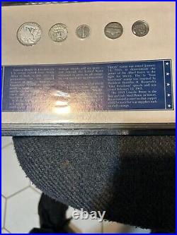 THE WORLD WAR ll COIN & STAMP COLLECTION SILVER IS 90% SEE MY NOTES IN COND