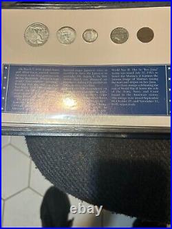 THE WORLD WAR ll COIN & STAMP COLLECTION SILVER IS 90% SEE MY NOTES IN COND