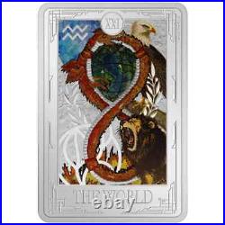 Tarot Cards The World Coin 1oz Silver Coin 2025 Niue