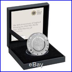 The 1966 FIFA World Cup England 2016 Alderney £5 Silver Proof Coin