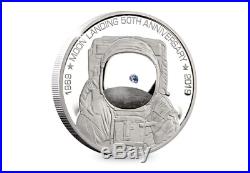 The 2019 Moon Landing Silver Proof 5oz Coin Ltd Etd 100 worldwide