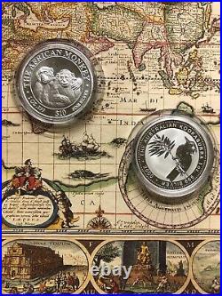 The Magnificent 7 Coins Around The World, 7 Coins, All Silver, Yuan, Eagle, &