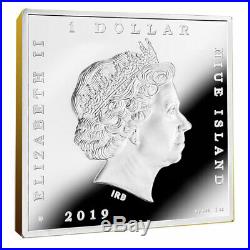 The Milkmaid Treasures of World Painting 1 oz Proof Silver Coin 1$ Niue 2019