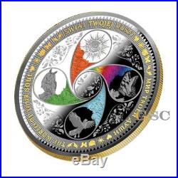 The World Of Your Soul 8 Oz. 25$ silver coin Niue Island 2017