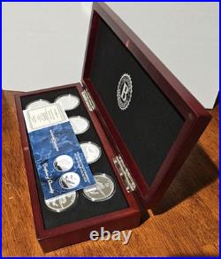 The World War II 75th Anniversary Warbirds Silver Dollar 8 Coin Collection withCOA The World War II 75th Anniversary Warbirds Silver Dollar 8 Coin Collection withCOA