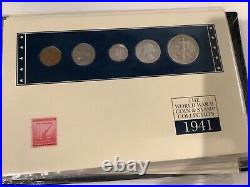 The World War II Coin and Stamp Collection. Silver Coins, Steel Penny A24.38