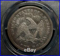USA 1870 Seated Liberty Dollar PCGS Graded VF20 Scarce World Silver Coin