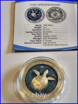 Underwater World 3oz Silver 7 Coin Series 2018-2021 By MDM Complete Series