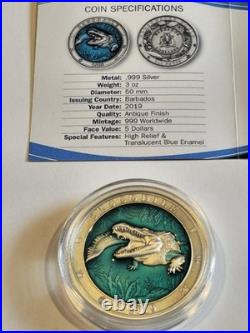Underwater World 3oz Silver 7 Coin Series 2018-2021 By MDM Complete Series