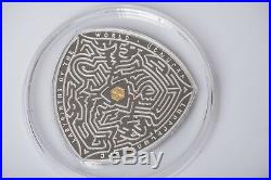 VAALS Labyrinths Of The World 2 Oz Silver Proof Coin 5000 Dram Armenia 2016