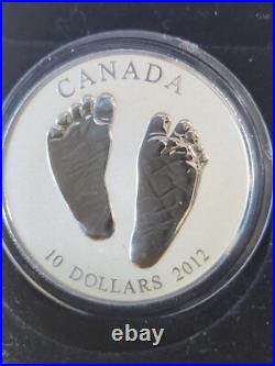 WELCOME TO THE WORLD Baby Feet 2012 CANADA 1/2oz Silver $10 Coin Only, NO COA WELCOME TO THE WORLD Baby Feet 2012 CANADA 1/2oz Silver $10 Coin Only, NO COA