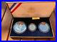 WORLD-CUP-USA-1994-Commemorative-3-COIN-Set-GOLD-SILVER-Missing-COA-01-nf
