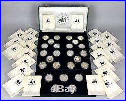 -WORLD WILDLIFE FUND- 25th ANNIVERSARY SILVER PROOF COIN MEDAL COLLECTION SET