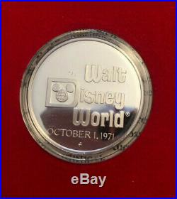 Walt Disney World 20 Magical Years Master Proof Set 5 medallion SILVER. 999 SET