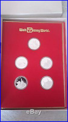 Walt Disney World 20 Magical Years Master Proof Set Silver Coin Set
