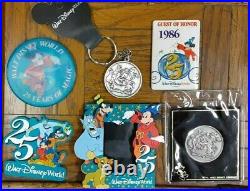 Walt Disney World 25th BD Package with2 Silver Coins & Barbie Doll