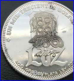 World Coins Venezuela 1300 Bolivares 1991 Silver Coin Low Mintage Details