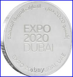 World Expo 2020 Dubai 40g Silver Medallion English