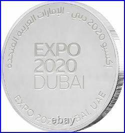 World Expo 2020 Dubai 40g Silver Medallion English