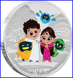 World Expo 2020 Dubai Mascots 40g Silver Medallion