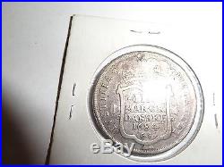 World Foreign Coin 1684 Marck Danske Silver Krone Copenhagen Denmark Extreme Rar