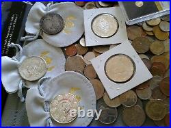World/Foreign coins, Crown size Silver Coins & Gold Coin! COLLECTIBLES