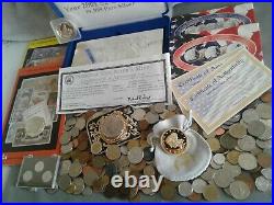 World/Foreign coins with Certificate COINS & $2 Silver Bank note! COLLECTIBLES