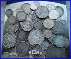World Lot of 513 Grams of Silver coins 18.09oz