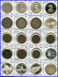 World MIX Coins 1700's-1900's Issue 20 World Coins Collection Rare & Nice Lot