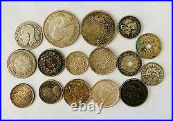World Mixed Include Silver Coins Lots(16)
