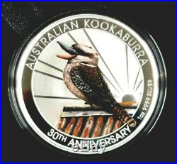 World Money Fair 2020 Berlin Australien 1 $ 1oz Silver Coloured KOOKABURRA