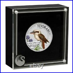 World Money Fair Coin Show Australian Kookaburra 2022 1oz Silver Coin. SOLDOUT