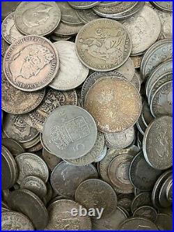 World SILVER COIN LOT Mixed Countries 90 TROY OUNCES Silver FOREIGN COINS