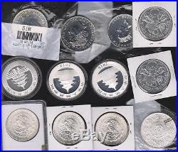 World Silver Bullion Coin Lot