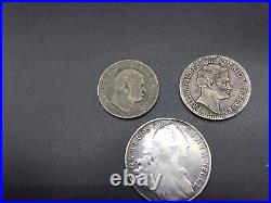 World Silver Coin Lot Thaler Taler 1765, 1829, 1867