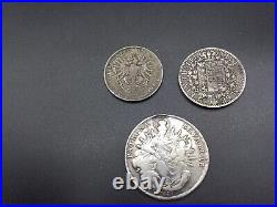 World Silver Coin Lot Thaler Taler 1765, 1829, 1867