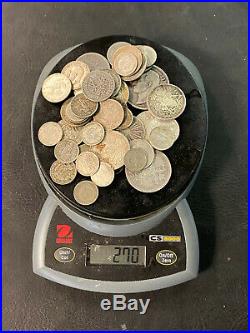 World Silver Coins Lot 48 Old Silver Coins Total Weight is 9.64 Ounces
