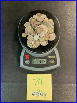 World Silver Coins Lot 74 Old Silver Coins Total Weight is 11.21 Ounces