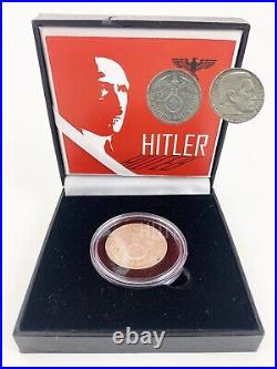 World War 1 Nazi Germany Albums, Story Cards, COA Silver 2, 5 Reichsmark Coins