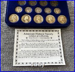 World War II American Historic WW 2 17pc Coinage Collection Coin Set in Case
