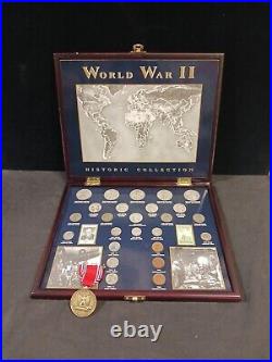 World War II Historic Coins and Stamp Collection Freedom Forever 25 Coins